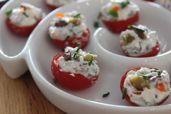 stuffed cherry tomatoes