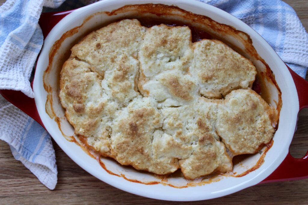 drunken watermelon cobbler