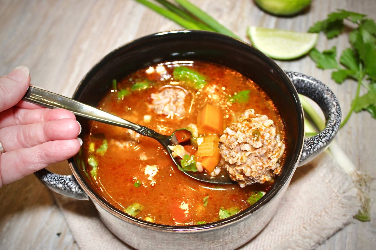tijuana meatball soup