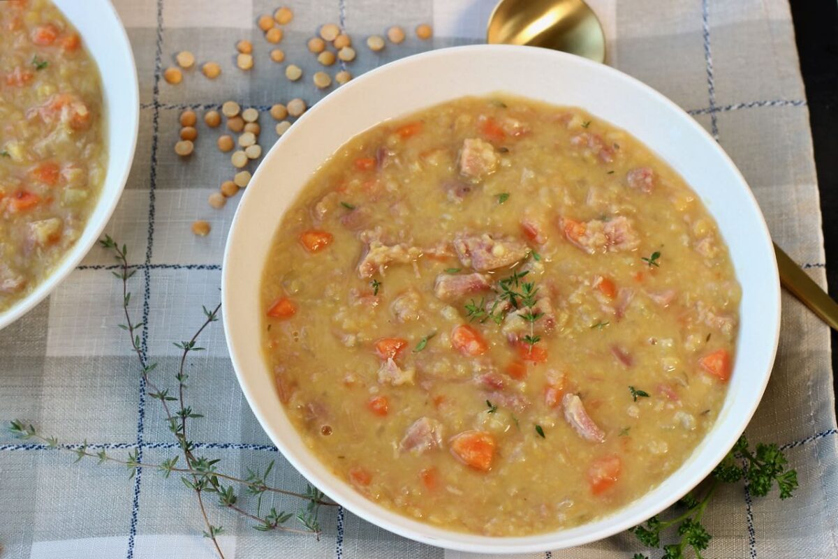 ham and split pea soup