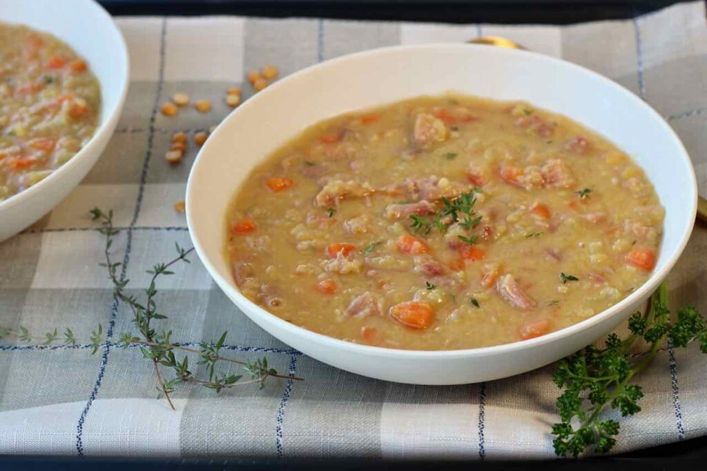 ham and split pea soup