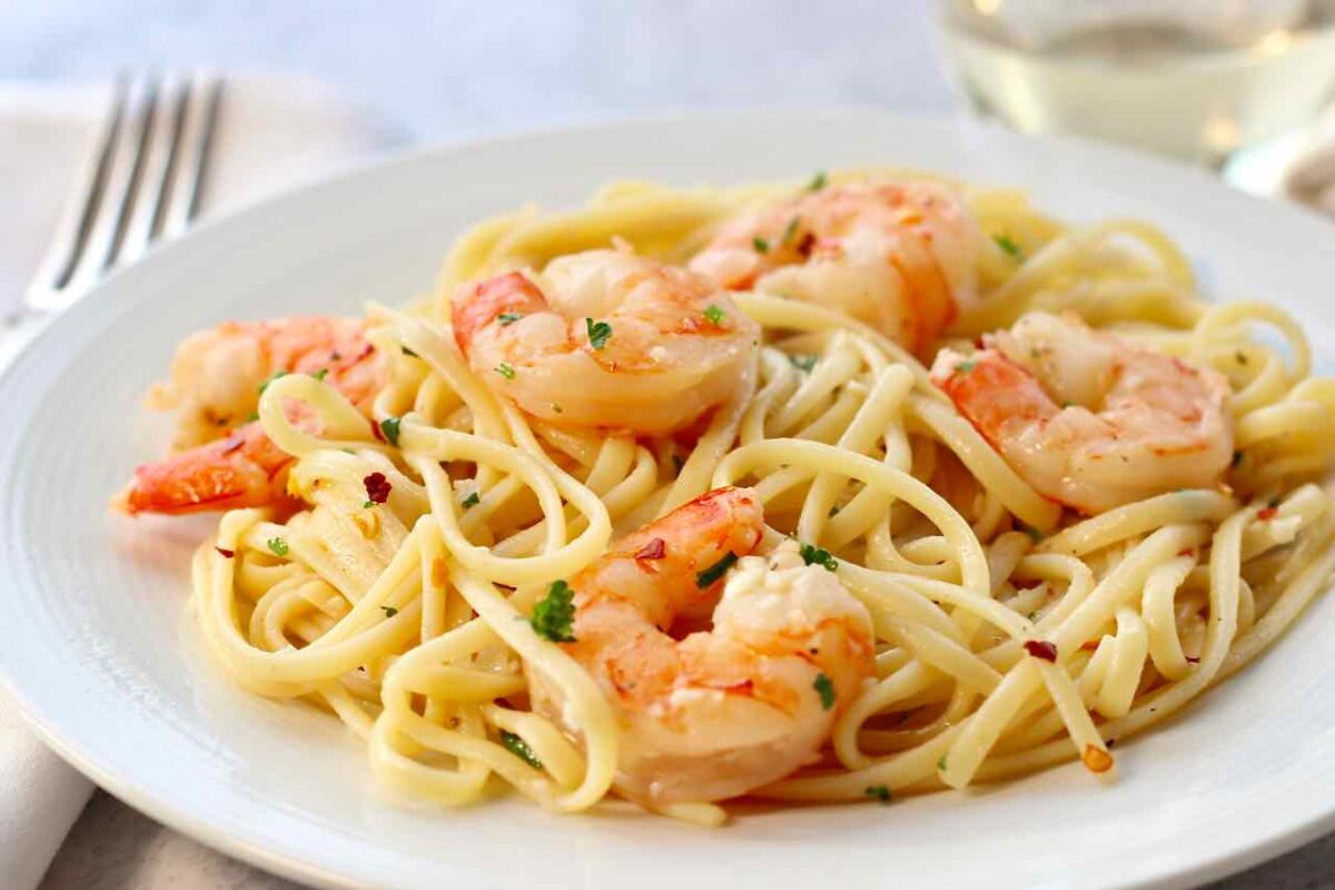 Shrimp Scampi with Linguine – Old Cut Kitchen