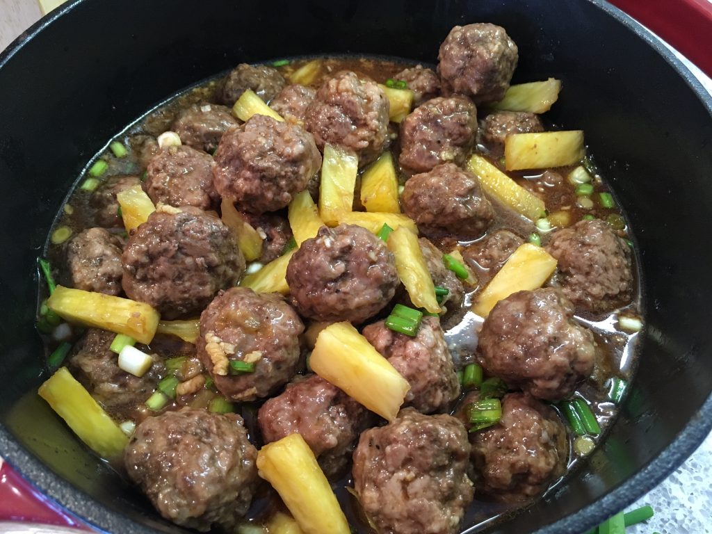 sweet and sour meatballs