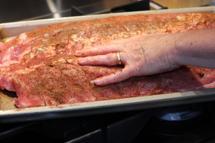 smoked pork back ribs