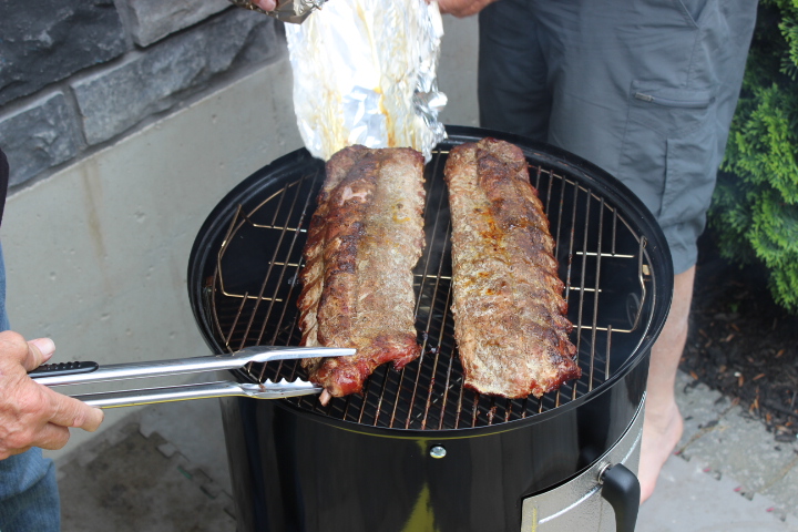 smoked pork back ribs