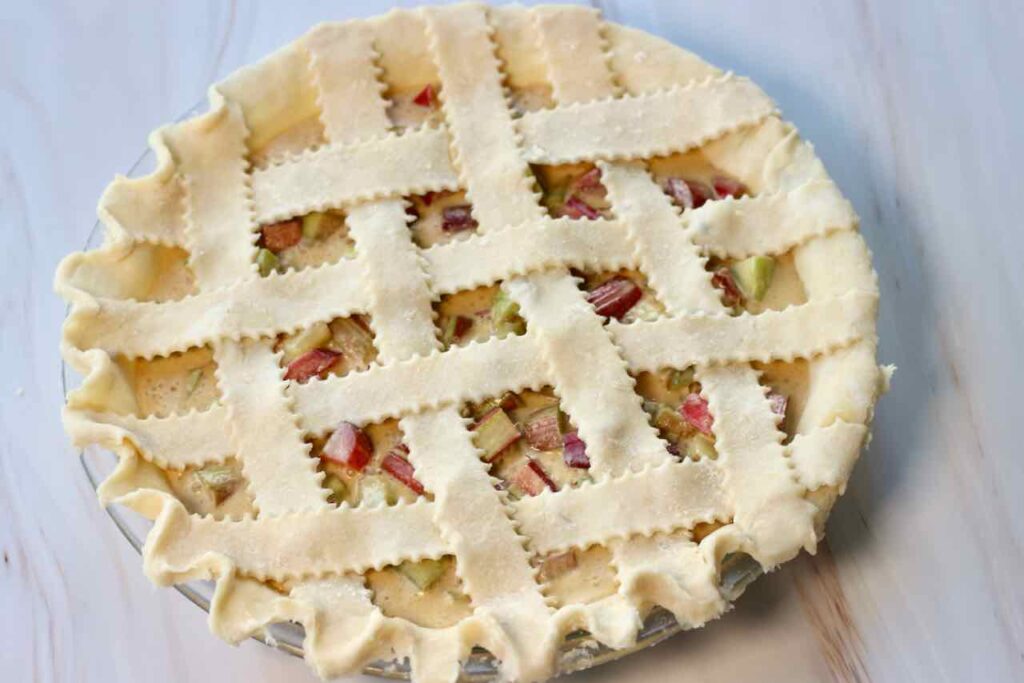 lattice top pie
