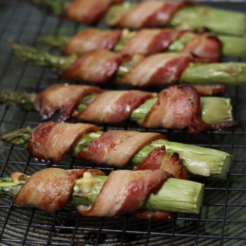 bacon wrapped jumbo asparagus