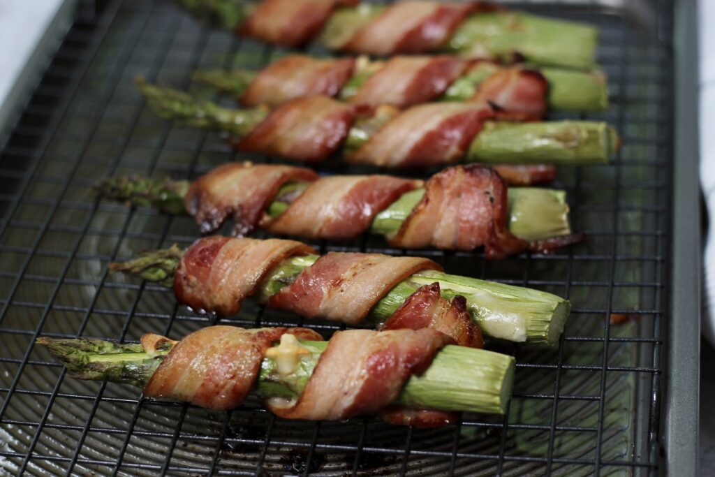 bacon wrapped jumbo asparagus