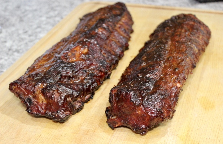 smoked pork back ribs