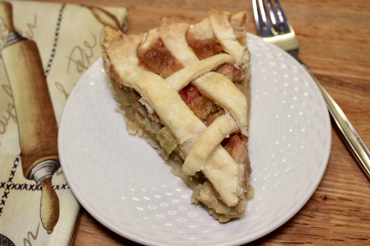 rhubarb custard pie