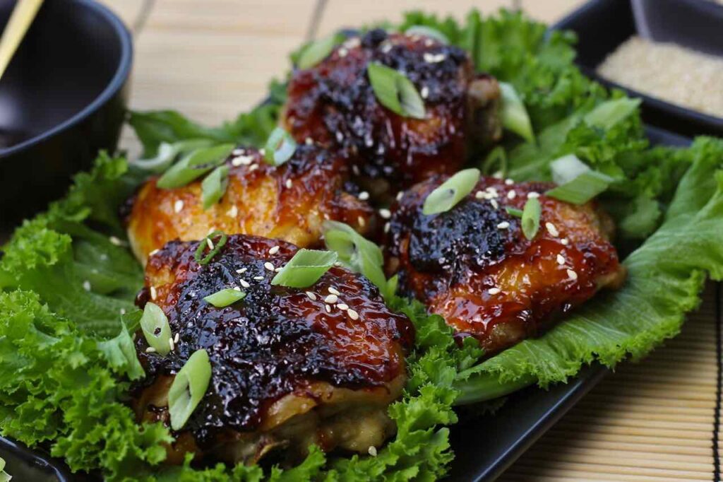 sweet thai chili chicken thighs