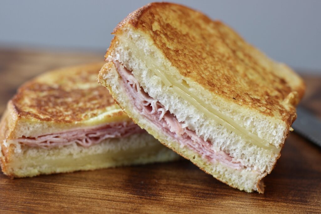grilled ham and swiss