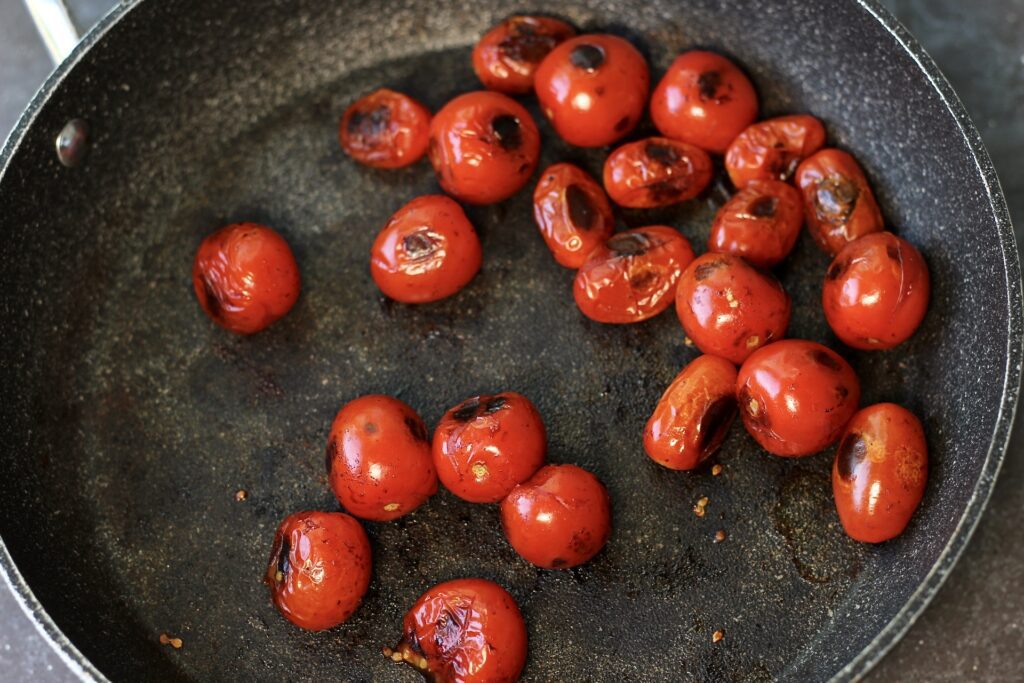charred tomatoes