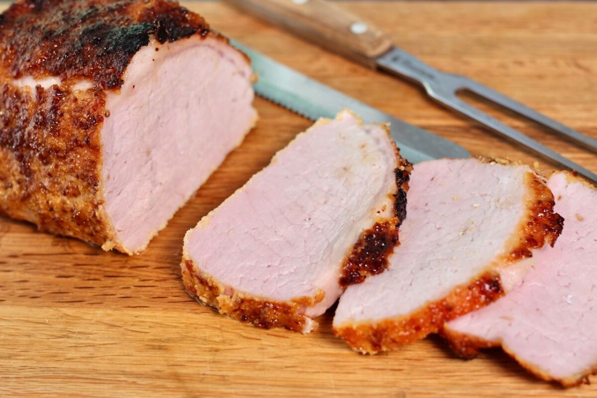 roasted peameal bacon