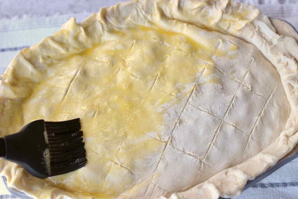 puff pastry topped pot pie