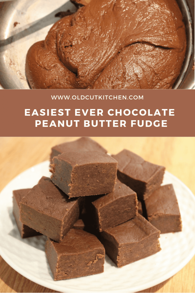 easiest ever chocolate peanut butter fudge