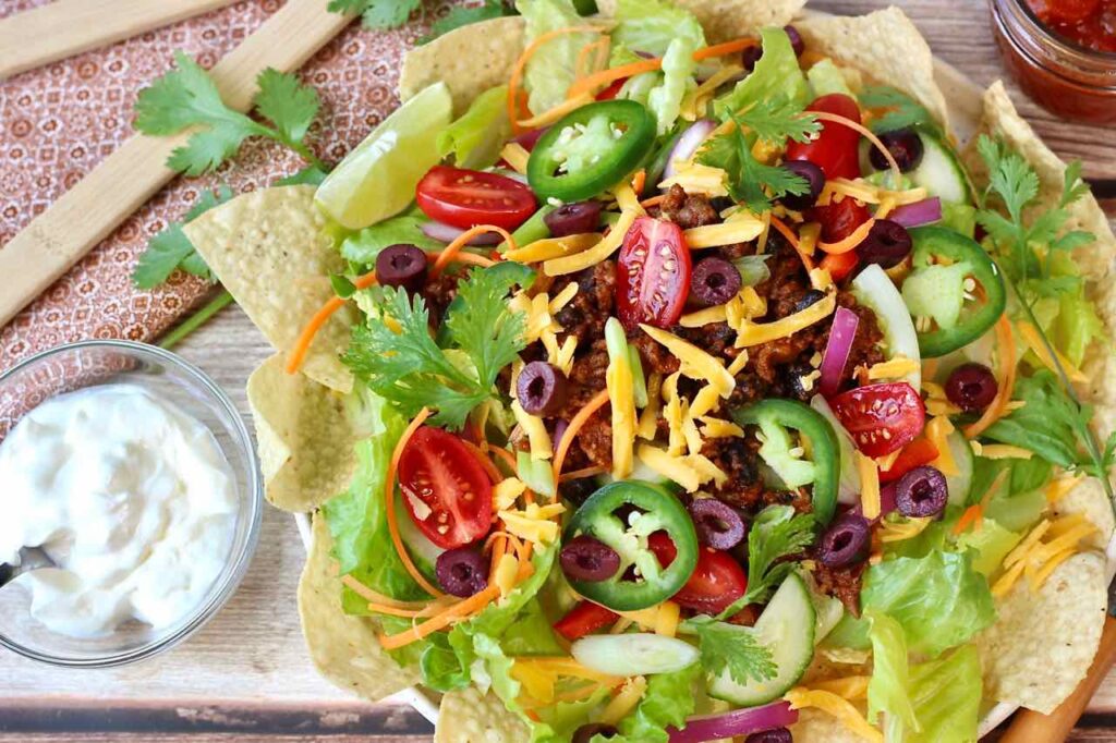 how to make taco salad