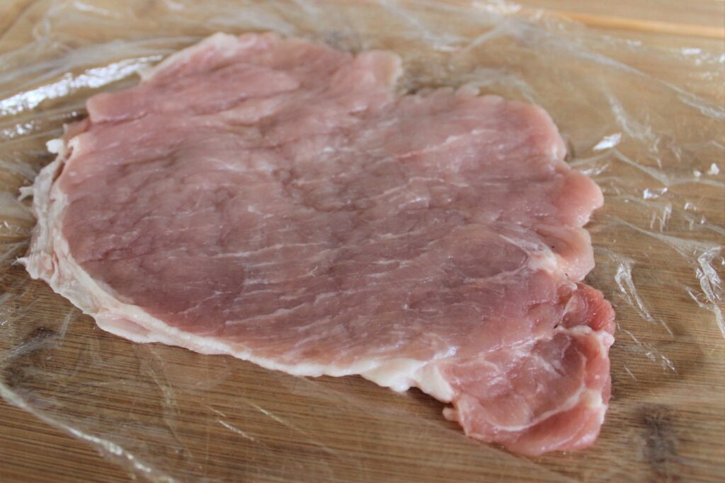 pork loin cutlet for schnitzel