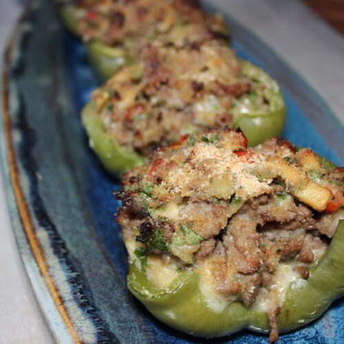 sausage stuffed peppers