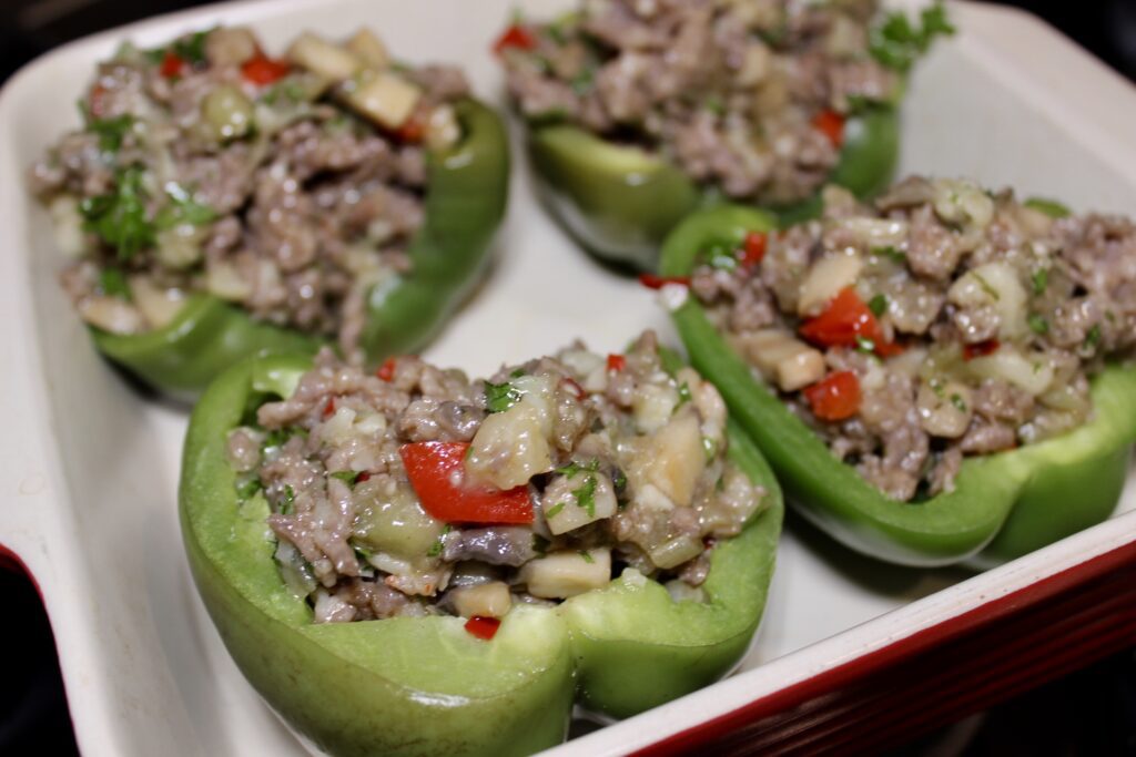 sausage stuffed peppers