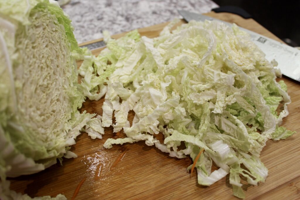 napa cabbage and ramen noodle salad