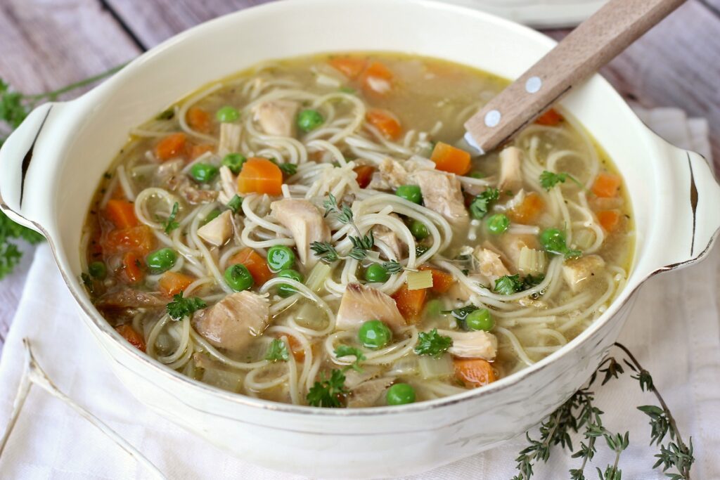 old fashioned turkey noodle soup