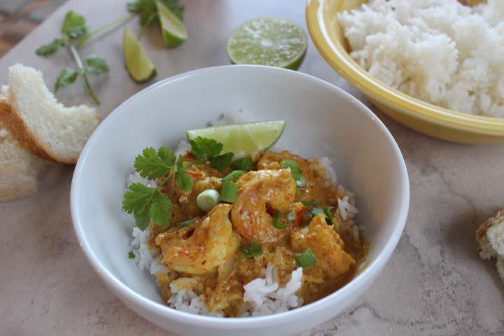 coconut curry shrimp