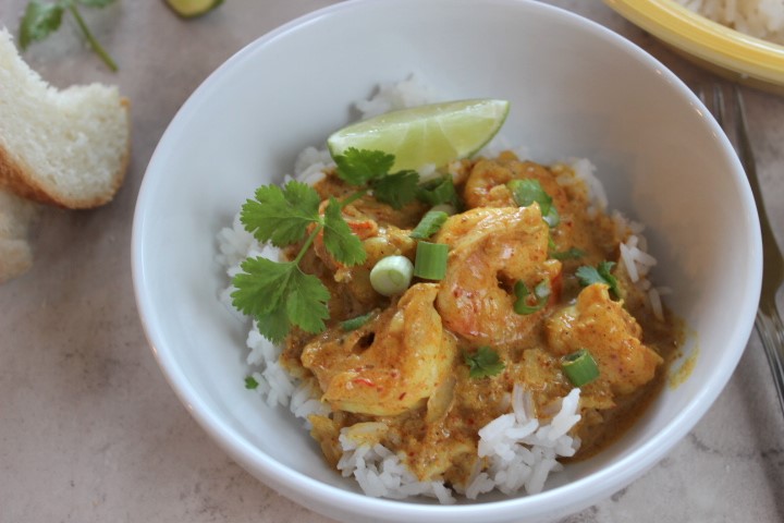 coconut curry shrimp