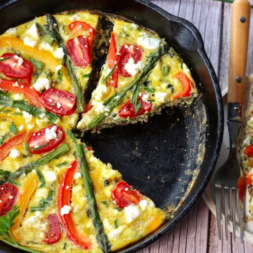 spring vegetable frittata