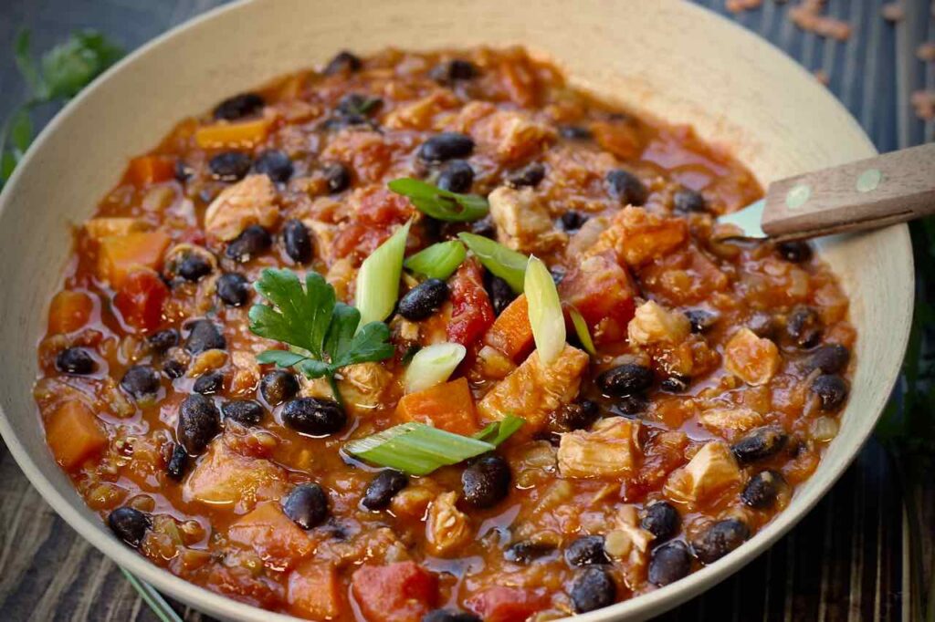 tomato lentil soup with chicken