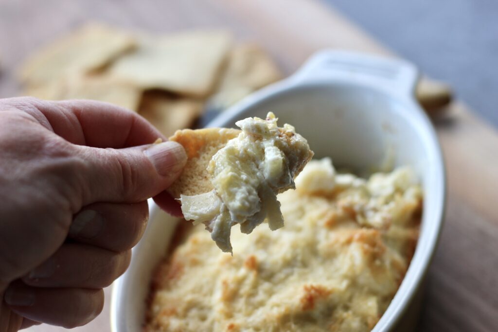 warm artichoke dip