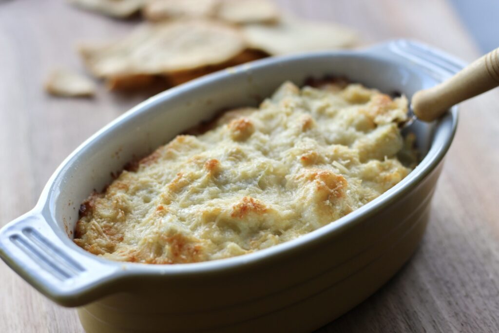 warm artichoke dip