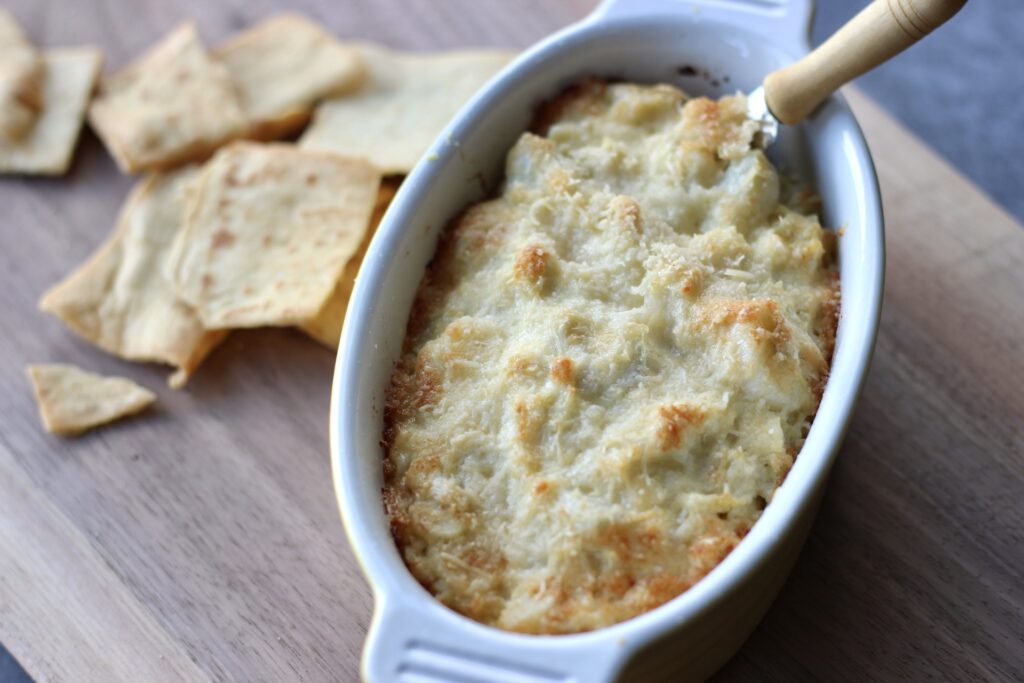 warm artichoke dip