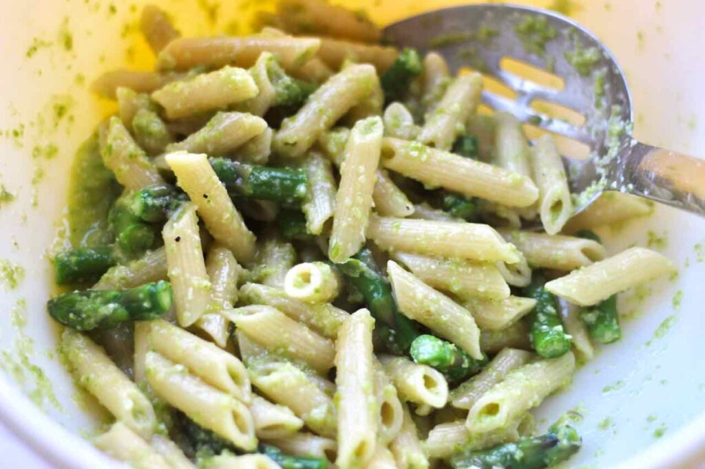 asparagus pesto pasta