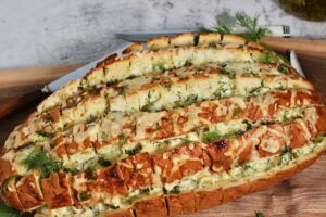 cheesy dill pickle pull apart bread