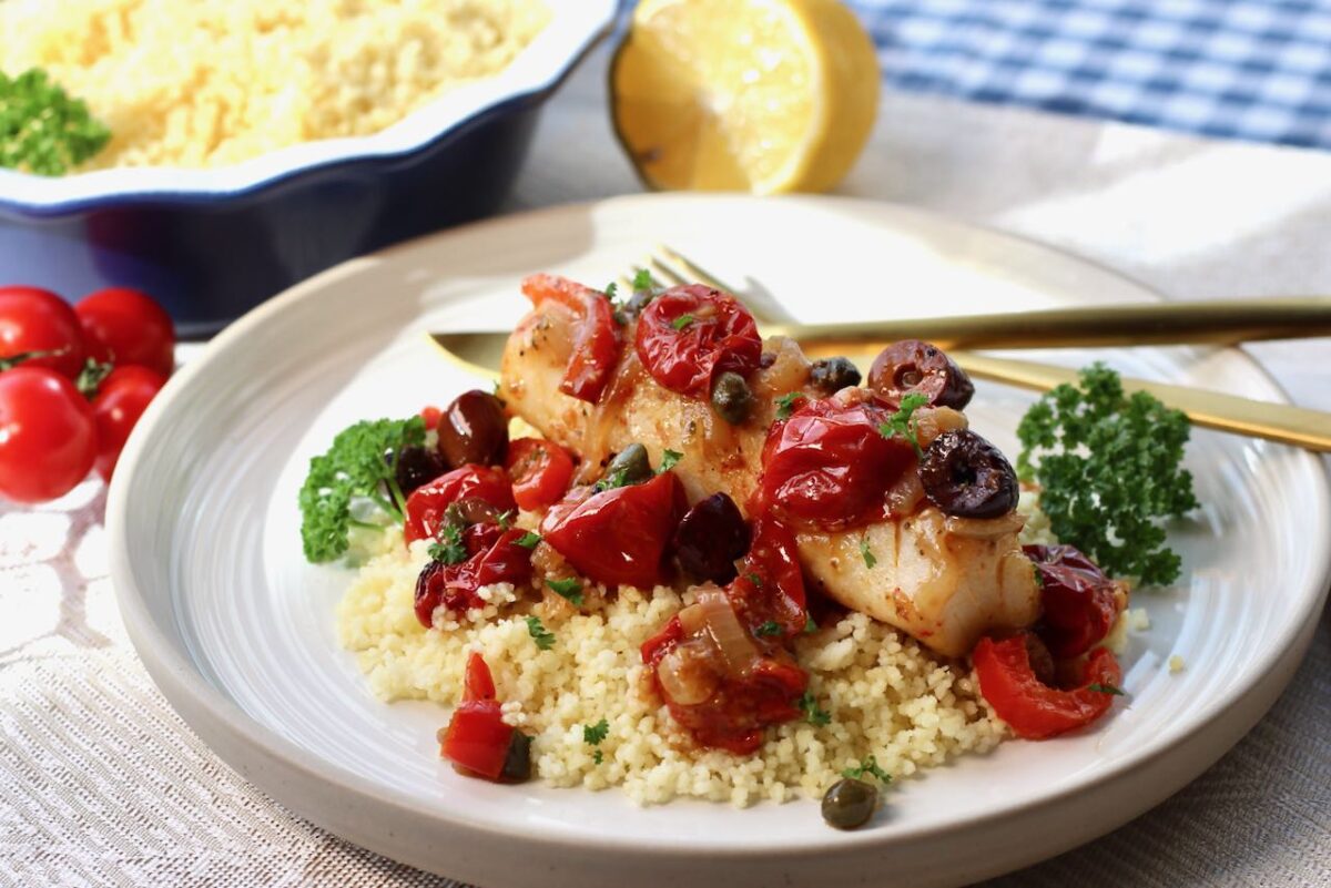 mediterranean roasted cod