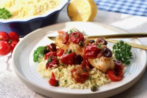 mediterranean roasted cod