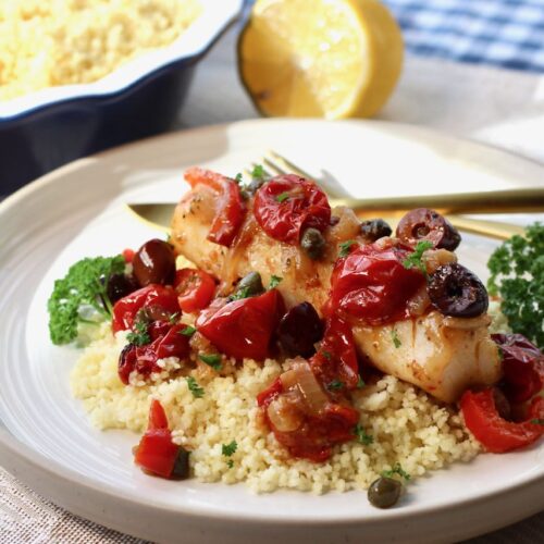 mediterranean roasted cod