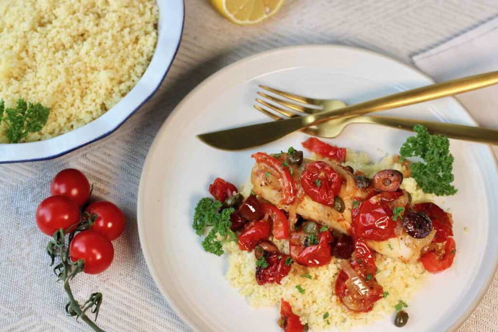 mediterranean roasted fish