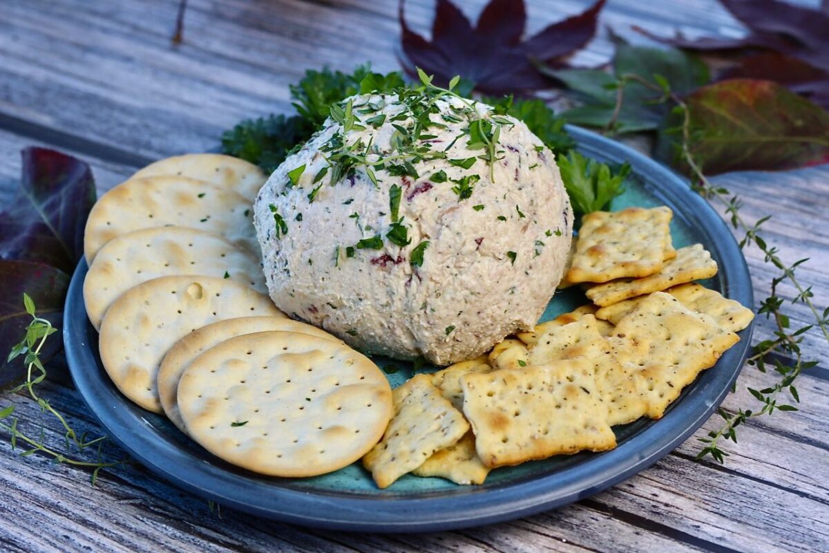 Turkey and Cranberry Cheese Ball