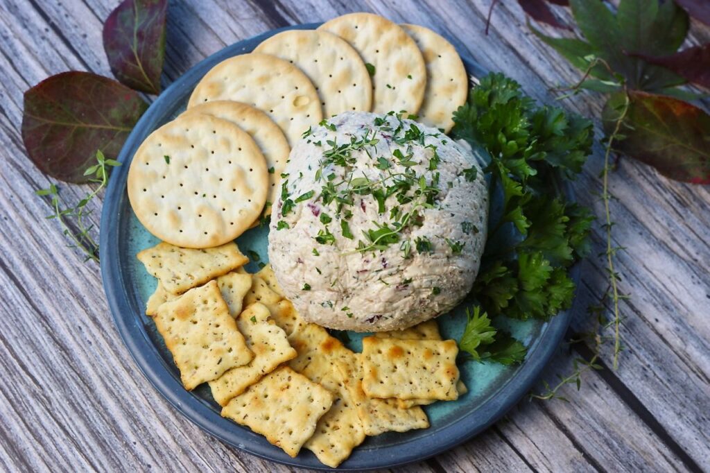 turkey and cranberry cheese ball