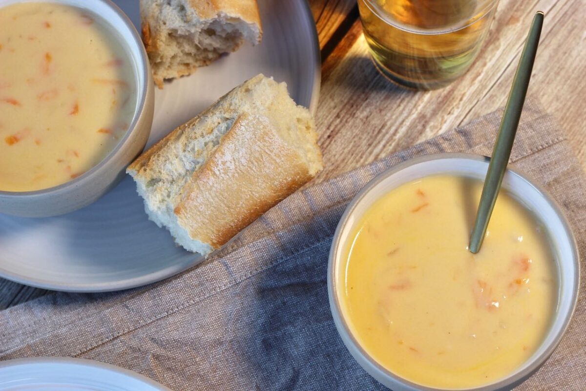 Cheesy Soup with Beer