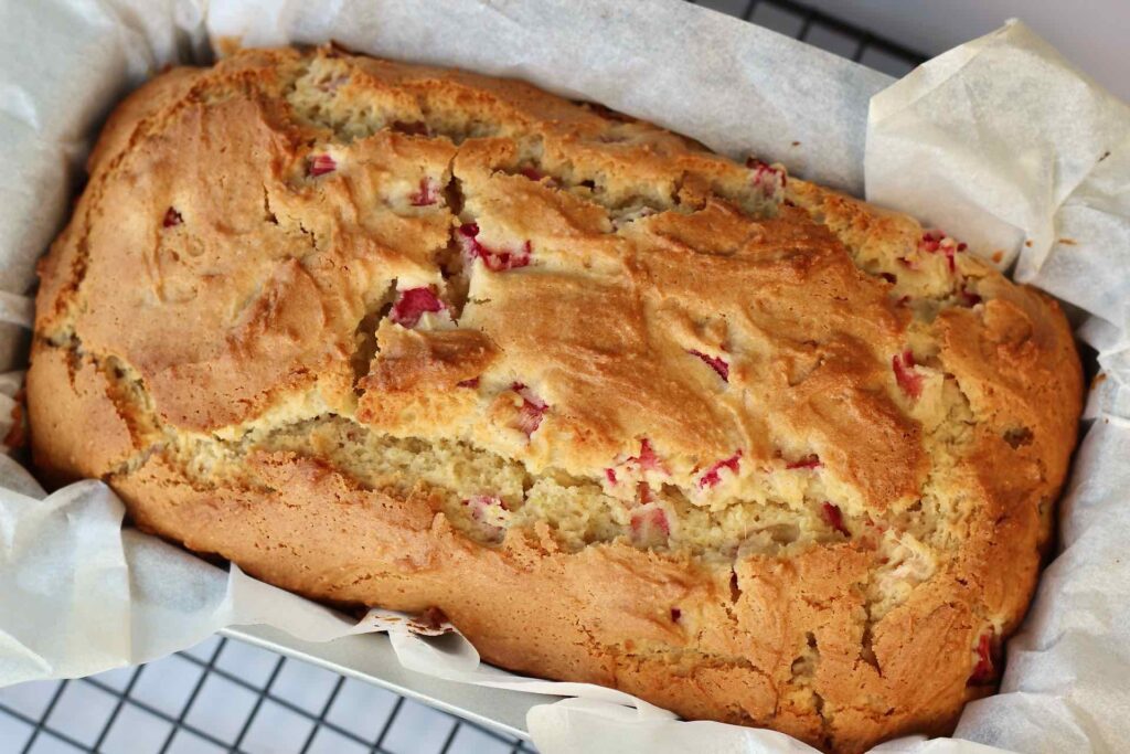 rhubarb citrus loaf